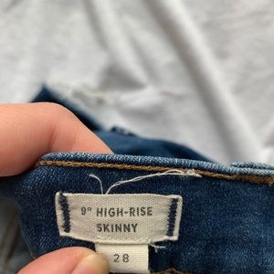 Madewell 9” High-Rise Skinny Jean Medium Wash